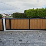 Metal framed gate